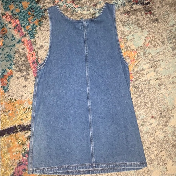 Like 🆕 Arizona denim jean 90s jumper romper dress - Picture 7 of 7